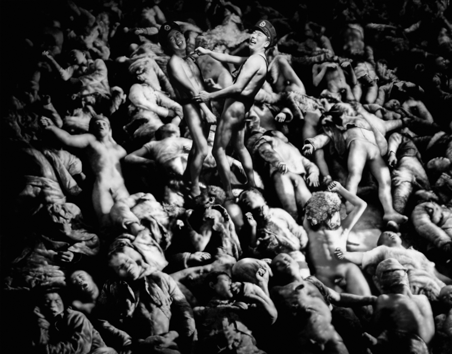 陳界仁，《魂魄暴亂 1900-1999 : 失聲圖II》，1997年，黑白數位影像